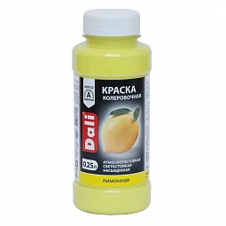 Краска колеровочная 0,25л лимонный DALI (12)