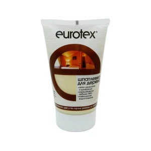 Шпатлевка акриловая по дереву 0,225кг Белая EUROTEX