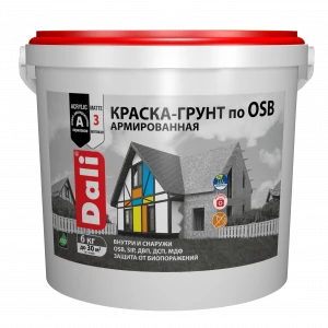 Краска-грунт по OSB 6кг DALI