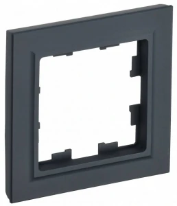 Рамка 1-м графит BRITE IEK