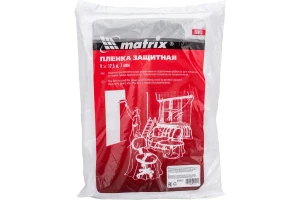 Пленка защитная 4*12,5м 7мкр полиэтиленовая Matrix