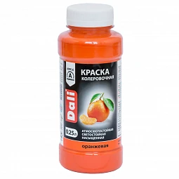 Краска колеровочная 0,25л оранжевый DALI (12)