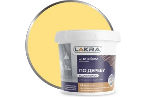 Шпатлевка акриловая по дереву 1,5кг Сосна ЛАКРА