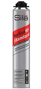 Пена монтажная профессиональная летняя 65л 850мл Sila Pro TopGun 65 STANDARD (12)