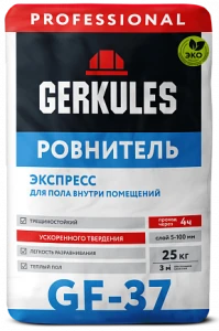 Ровнитель для пола Геркулес грубый экспресс GF-37 25кг / 56
