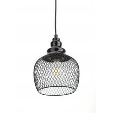 Подвес Е27 40W max металл черный PL8 BK D 170mm ЭРА
