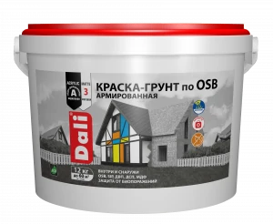 Краска-грунт по OSB 12кг DALI