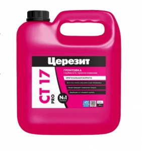 Грунт акриловый глубокого проникновения 2,5л СТ17 PRO ЦЕРЕЗИТ