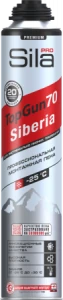 Пена монтажная профессиональная зимняя 890 мл Sila Pro TopGun 70 SIBERIA (-25гр.)