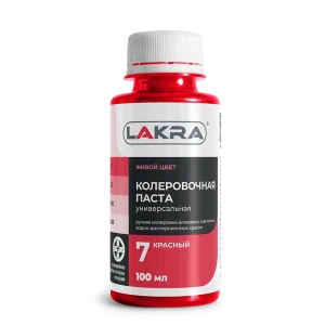 Паста колер  0,1л красный 07 Лакра (6)