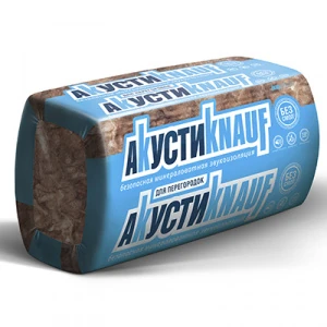 Утеплитель плитный АКУСТИК 50*610*1230мм (16 плит/12м2) AS KNAUF 9/36