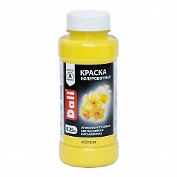Краска колеровочная 0,25л желтый DALI (12)